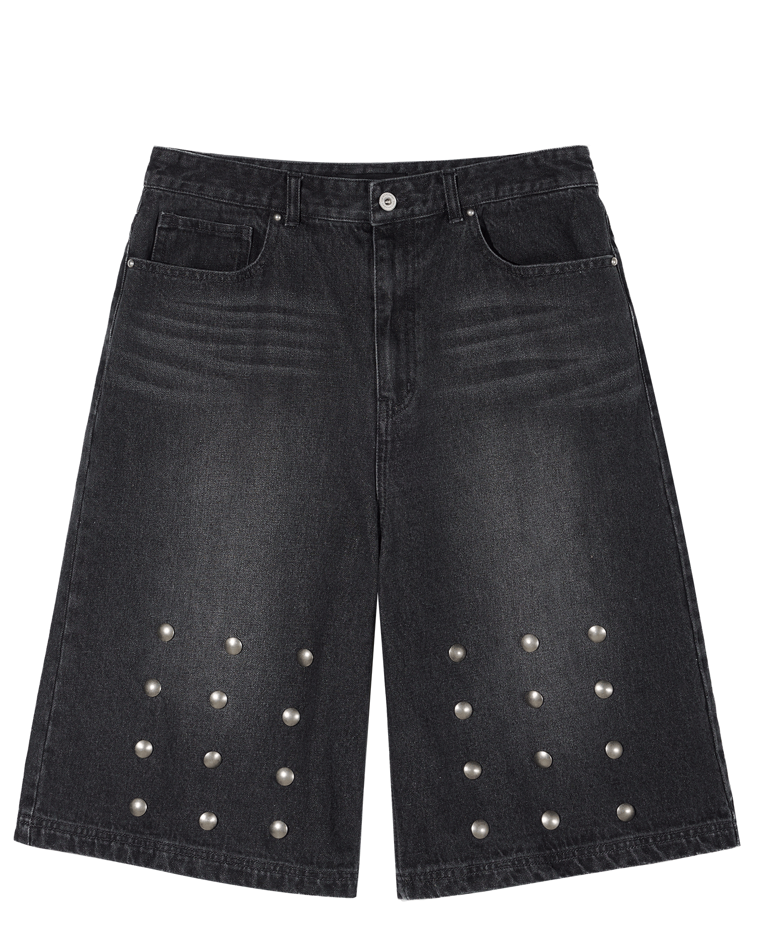 HUF X INSANE GARAGE STUD SHORTS_CHARCOAL