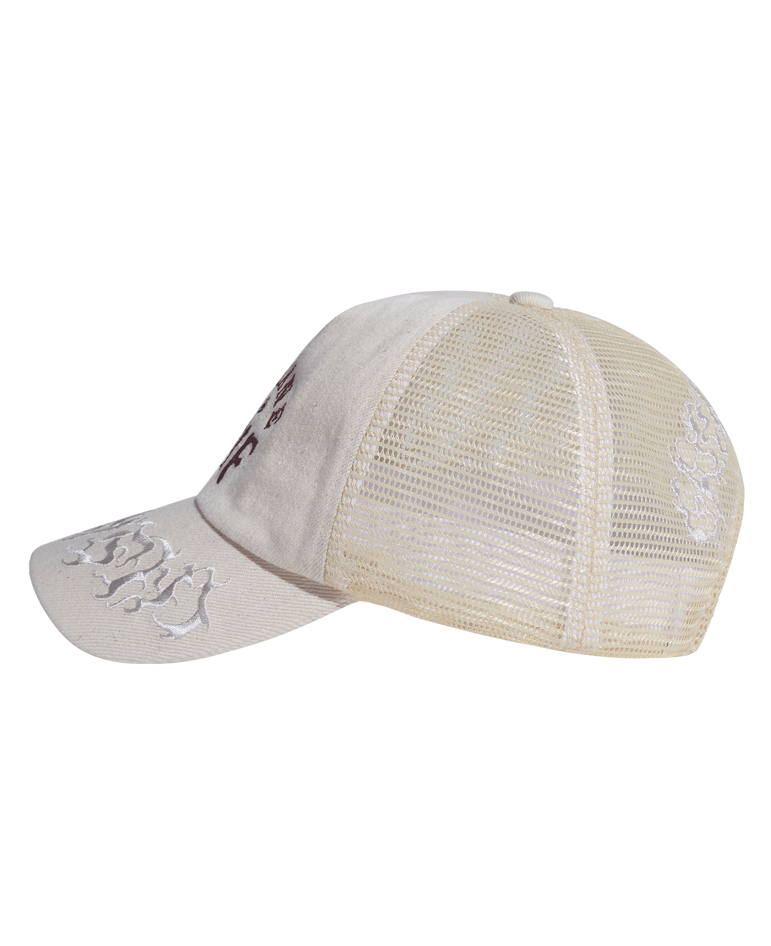 HUF X INSANE GARAGE TRUCKER CAP_IVORY