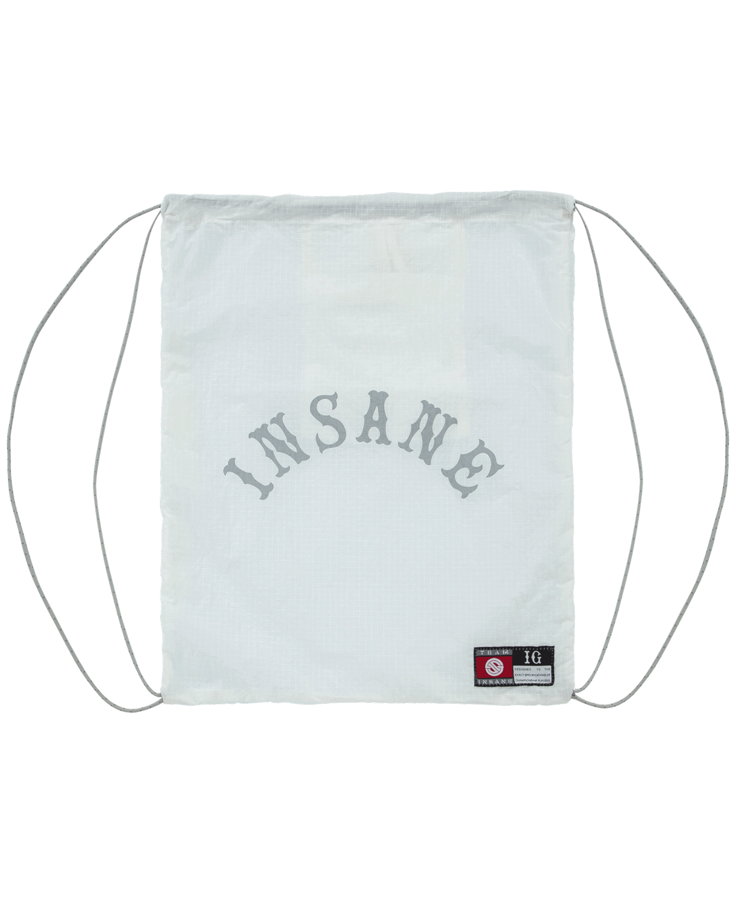 INSANE PACKABLE GYM SACK_WHITE