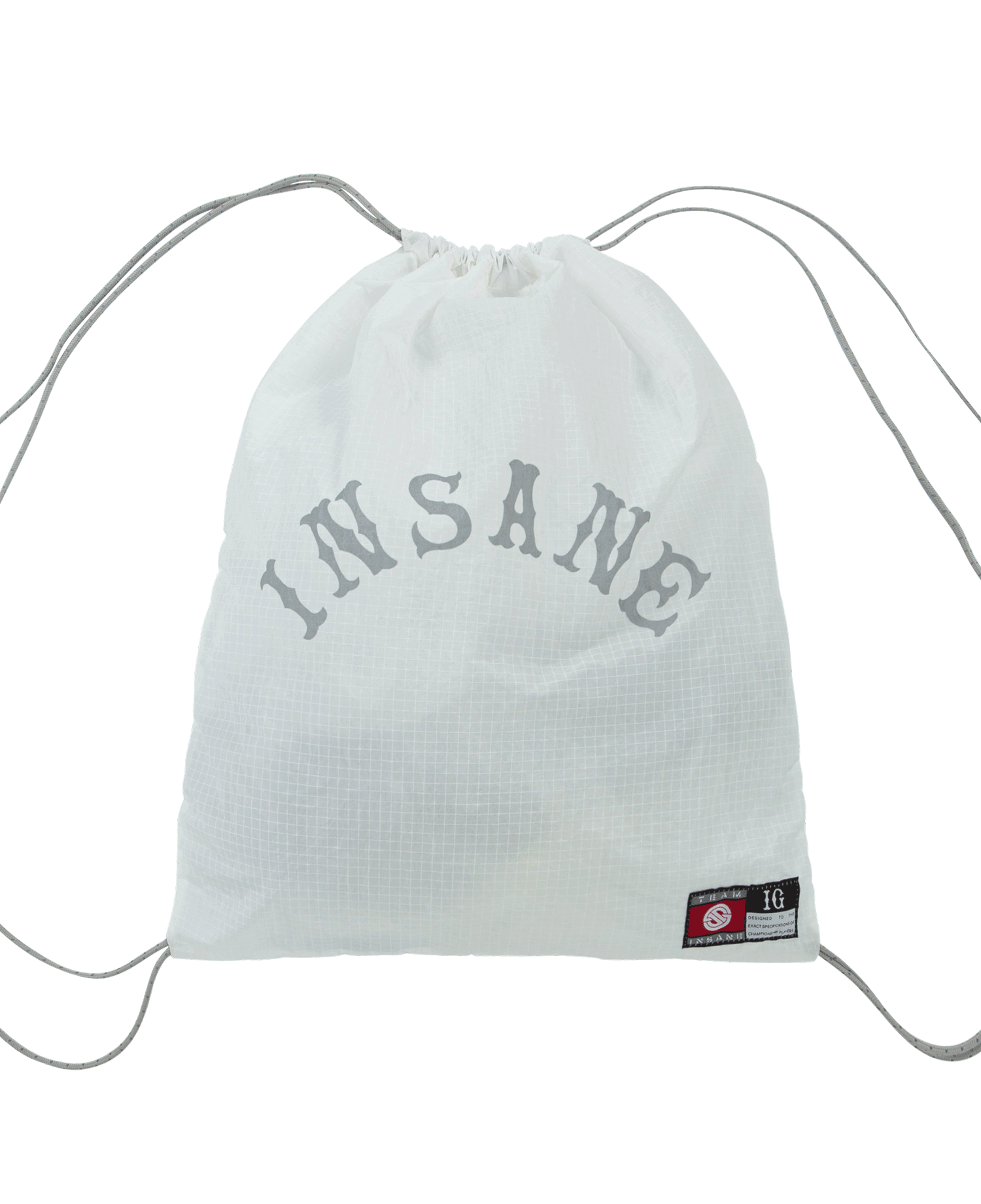 INSANE PACKABLE GYM SACK_WHITE