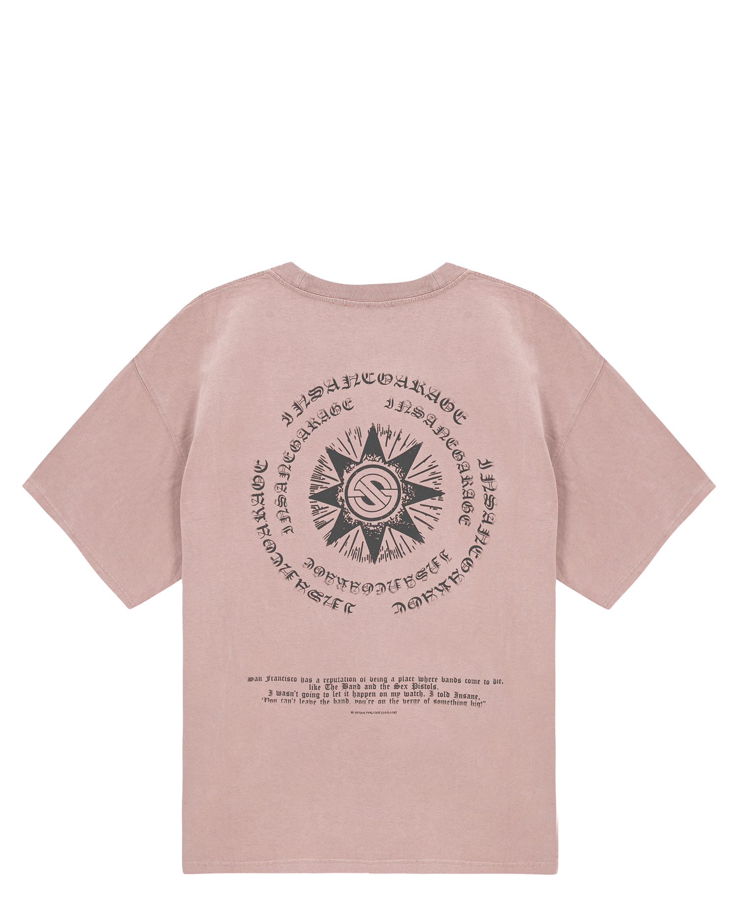 INSANE FRONT POCKET T-SHIRT_PINK