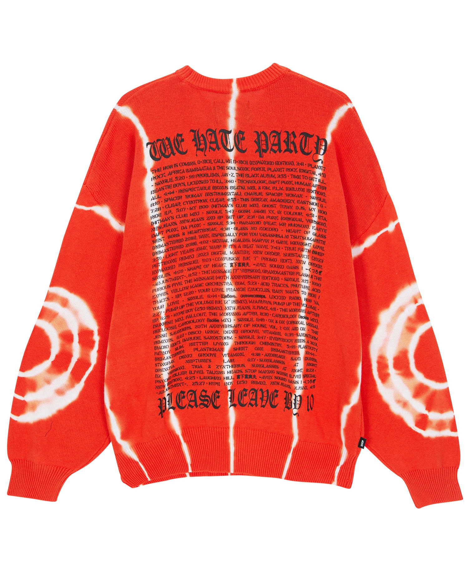 INSANE WE HATE PARTY KNIT PULL OVER_ORANGE