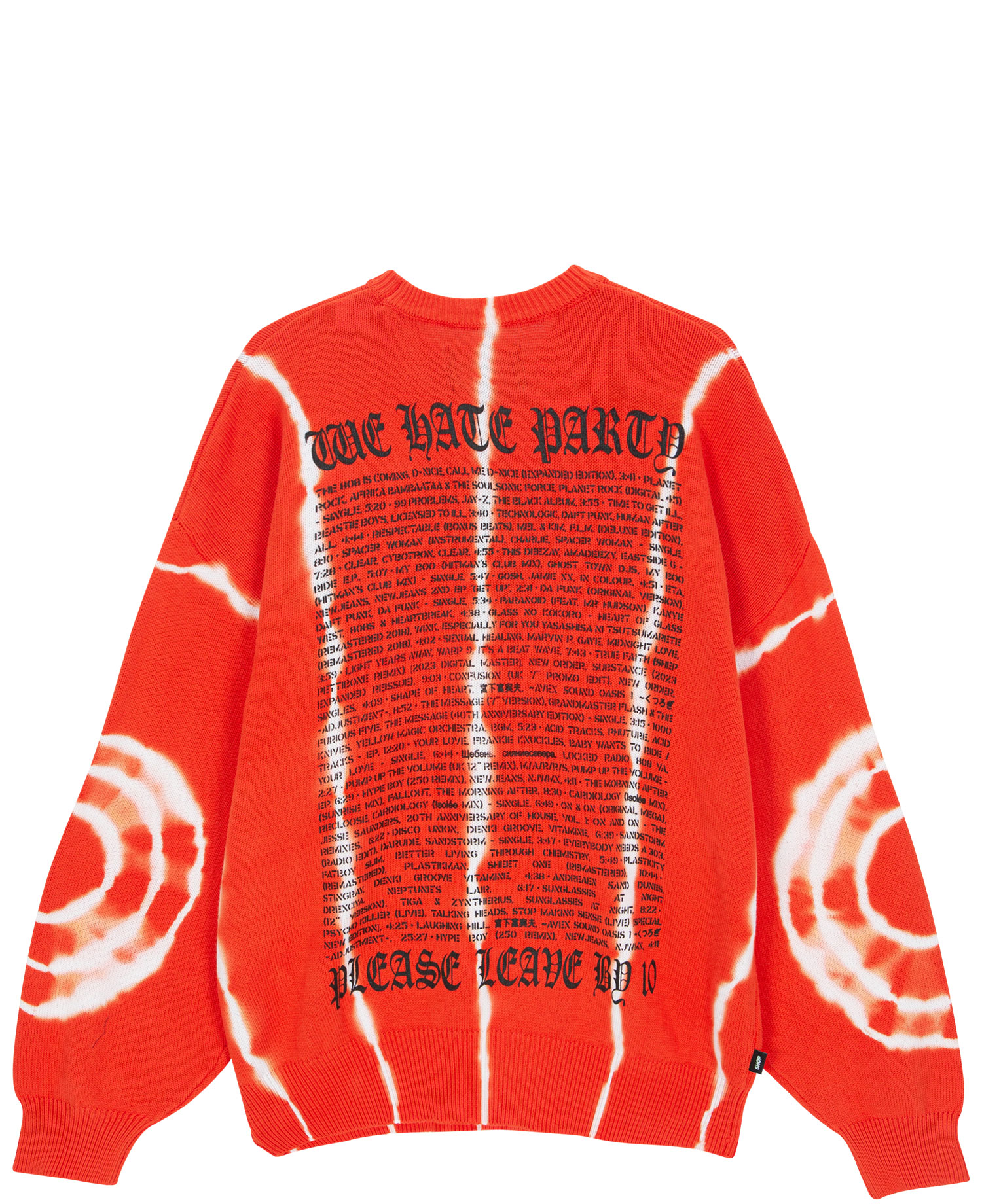 INSANE WE HATE PARTY KNIT PULL OVER_ORANGE