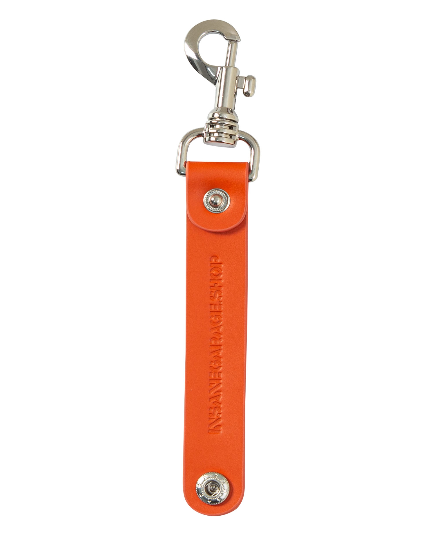 INSANE LEATHER KEY LOOP_ORANGE