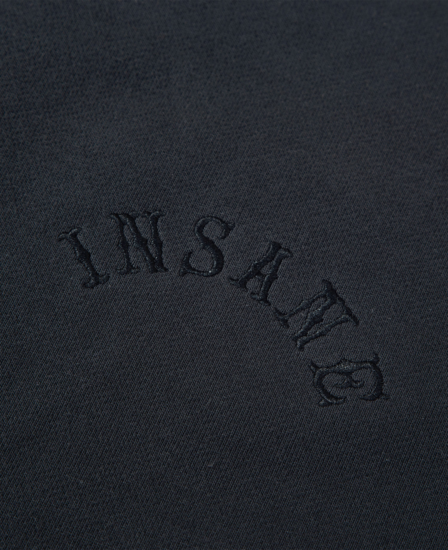 INSANE EMBROIDERED CREWNECK_BLACK