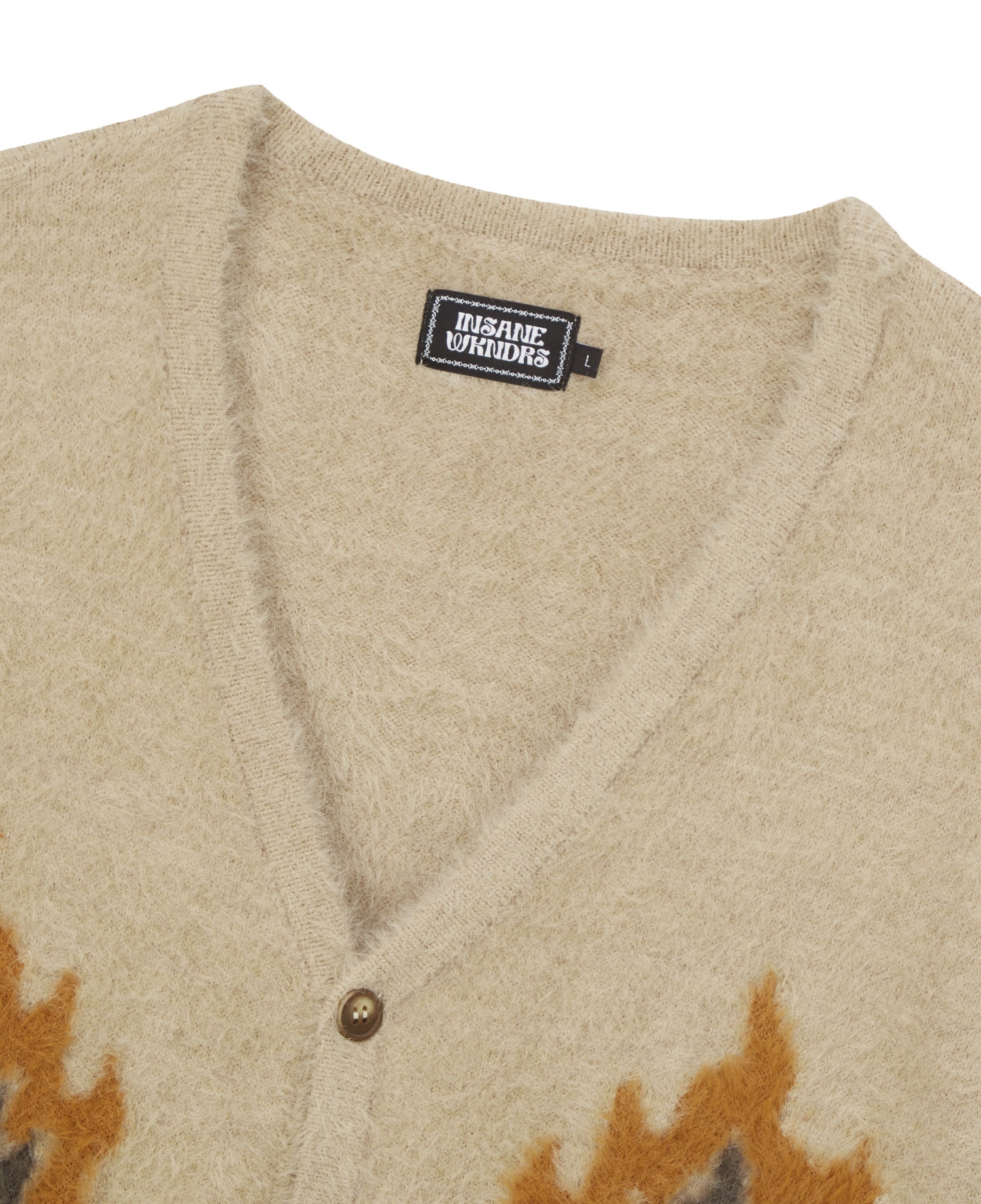 [WKNDRS] FLAME CARDIGAN_BEIGE