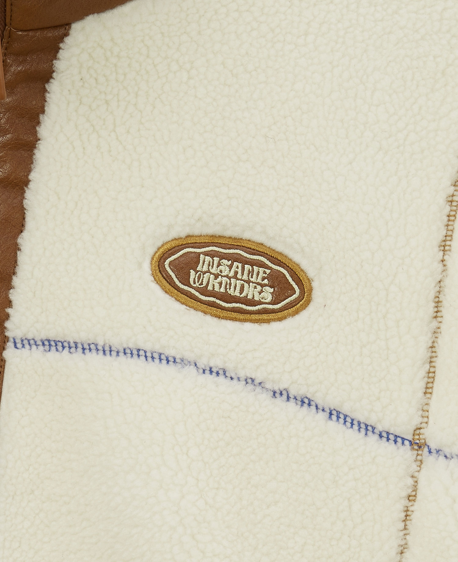 [WKNDRS] STITCHED SHERPA JACKET_BROWN