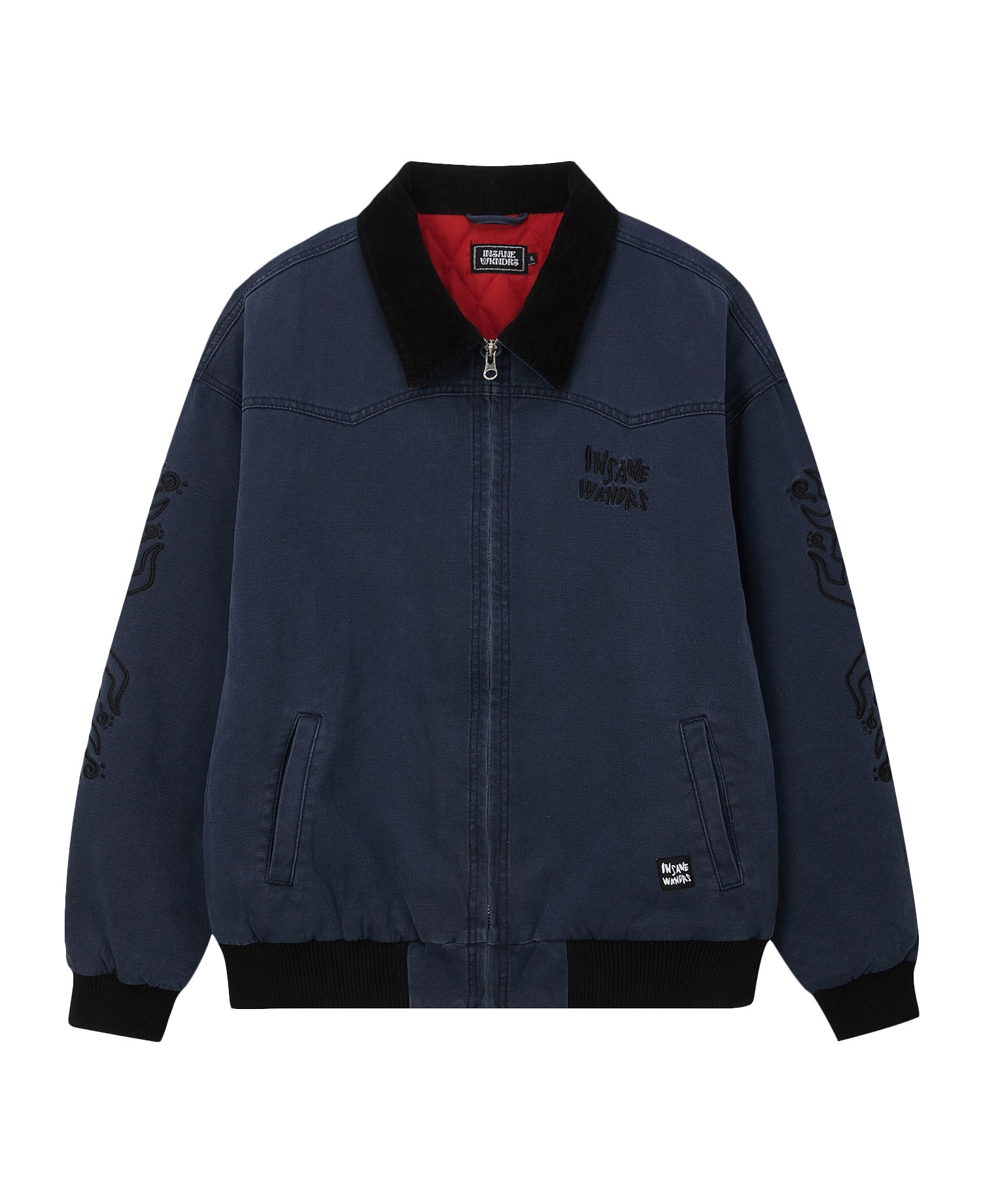 [WKNDRS] CANVAS WORK JACKET_NAVY