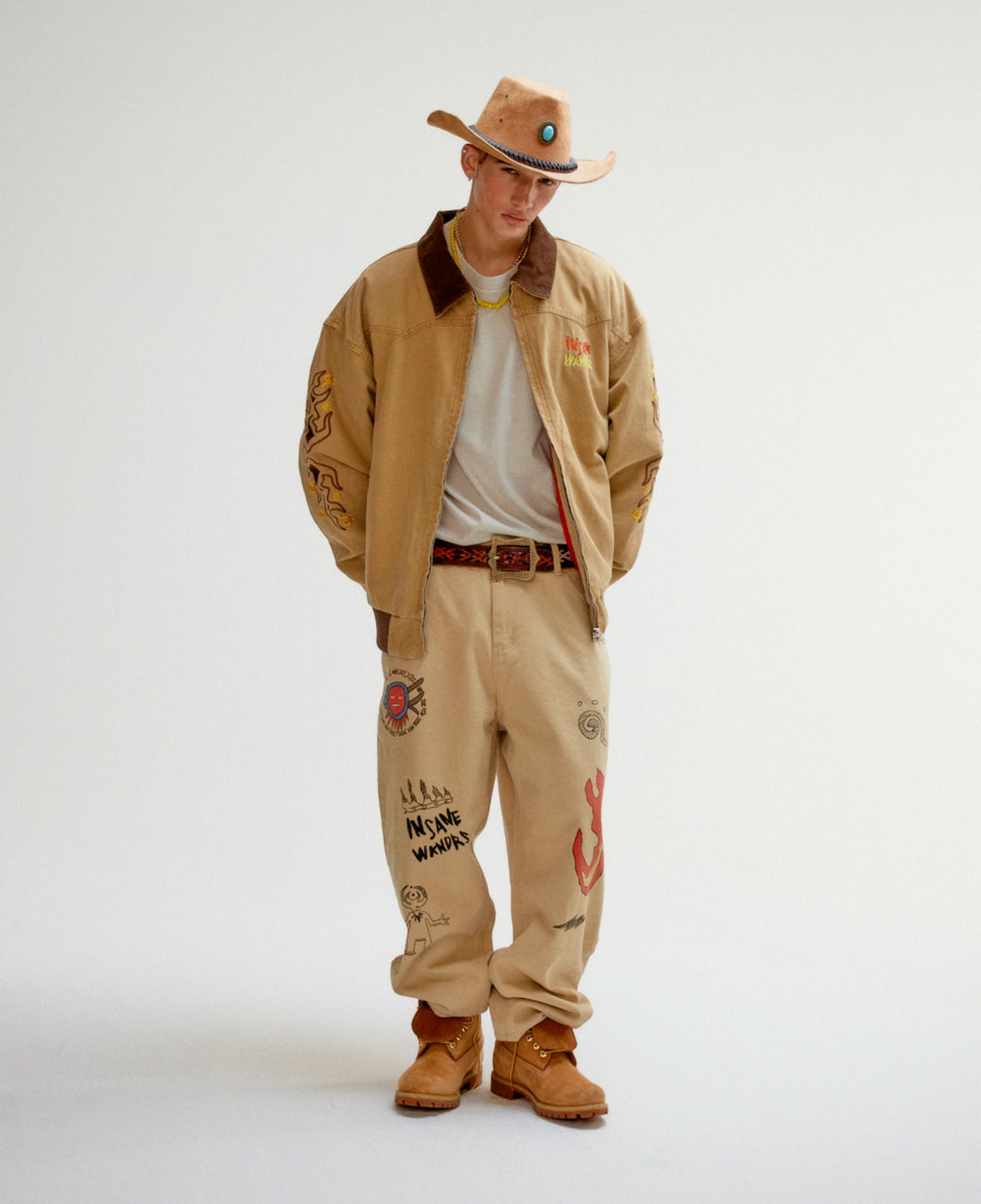 [WKNDRS] CANVAS WORK JACKET_D.BEIGE