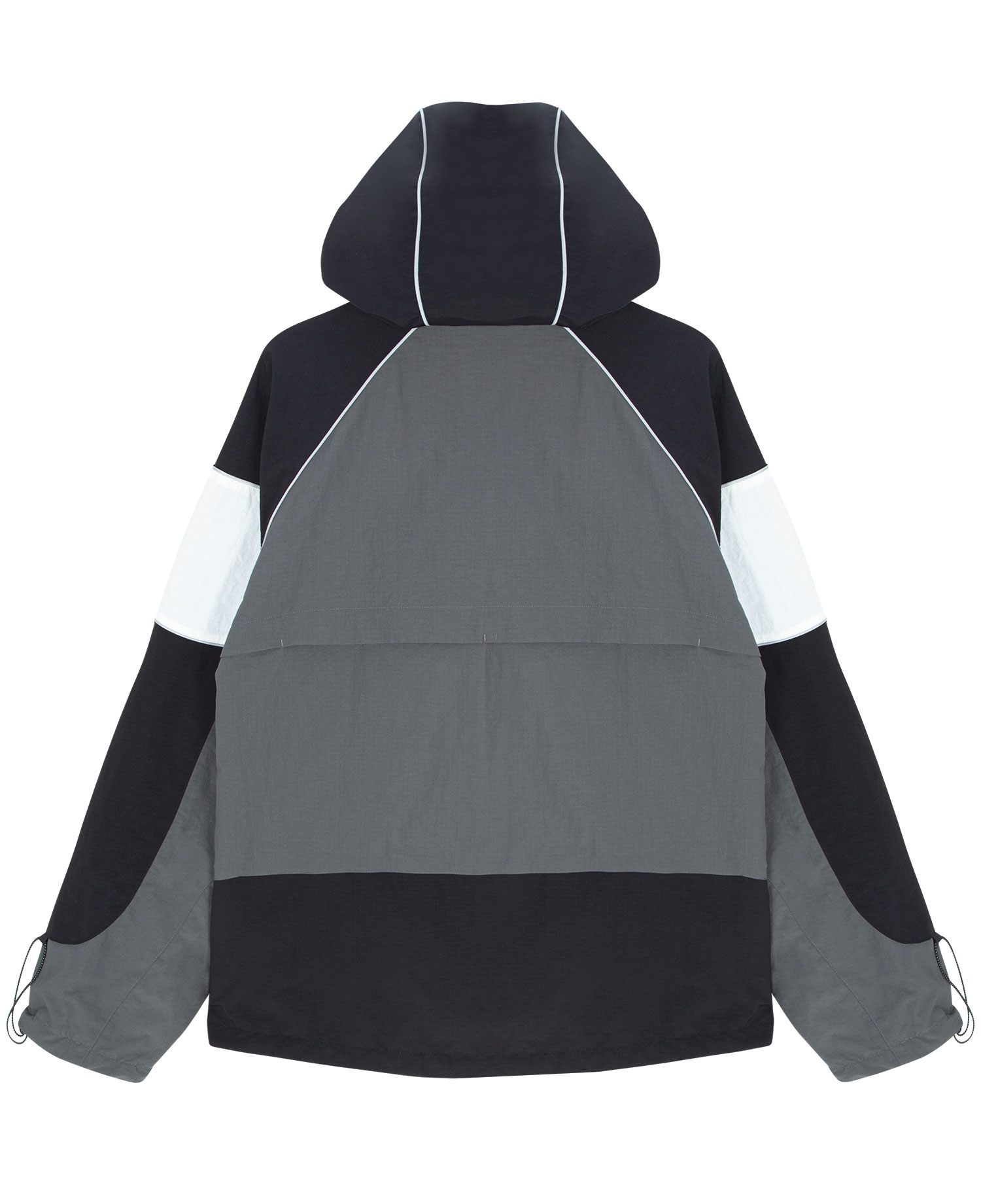 INSANE COLOR BLOCKED WINDBREAKER_BLACK