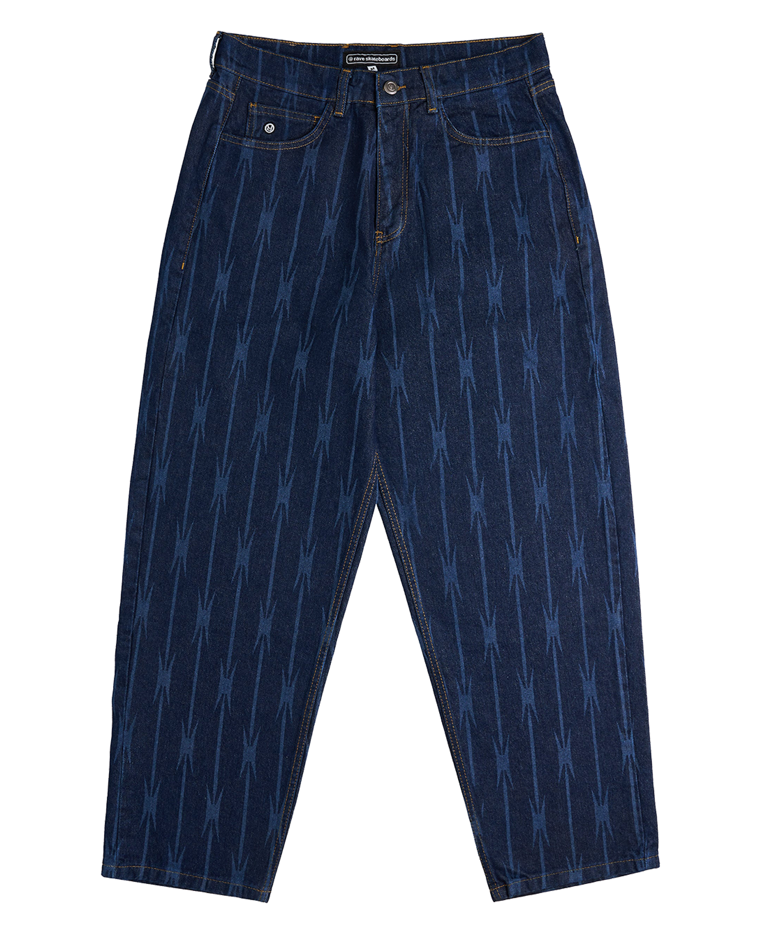 TRES GROS DENIM BLUE LASER ENGRAVED_INDIGO