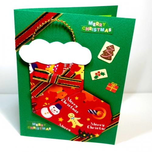 종이접기패키지 diy 트리 장식 x마스 크리스마스 장화 카드 만들기세트