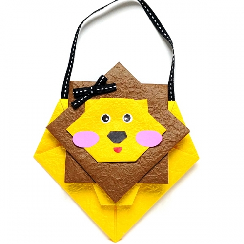 동물 사자 가방 종이접기 만들기재료 세트