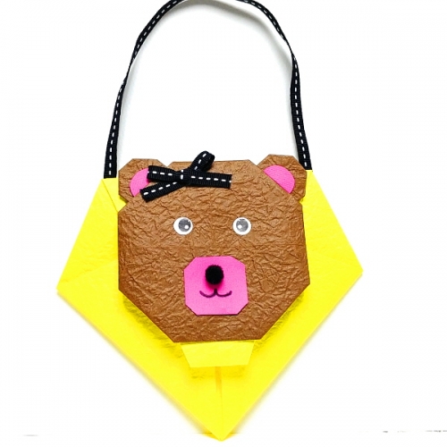동물 곰 가방 종이접기 만들기재료 세트