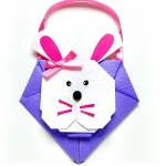 동물 분홍색 토끼 가방 종이접기 만들기재료 세트