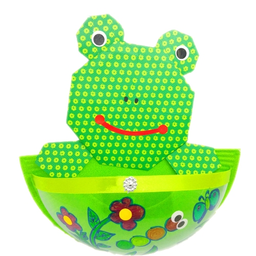 봄 투명반구 개구리 종이접기 수납통 만들기키트