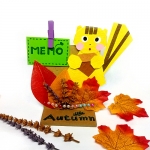종이접기패키지 가을 단풍 다람쥐 집게메모판 만들기수업 재료세트