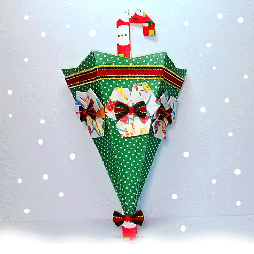 종이접기패키지 크리스마스 장식 우산 연필꽂이 만들기세트