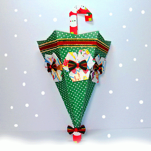 종이접기패키지 크리스마스 장식 우산 연필꽂이 만들기세트