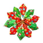 종이접기패키지 초록 빨강 크리스마스 리스 만들기세트