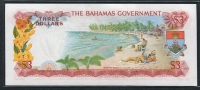 바하마 Bahamas 1965 3 Dollars P19a 미사용