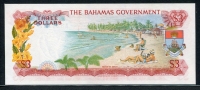 바하마 Bahamas 1965 3 Dollars P19a 미사용