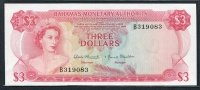 바하마 Bahamas 1968 3 Dollars P28 미사용