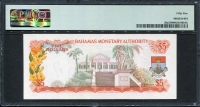 바하마 Bahamas 1968 Dollars P29a PMG 55 준미사용