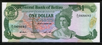 벨리즈 Belize 1987 1 Dollar P46c 미사용