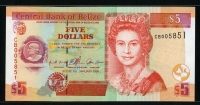 벨리즈 Belize 1999 5 Dollars P61a 미사용