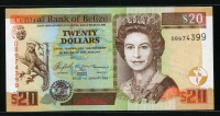 벨리즈 Belize 2005 20 Dollars P69b 미사용