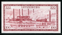 룩셈부르크 Luxembourg 1956 100 Francs P50 미사용