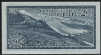 룩셈부르크 Luxembourg 1966 20 Francs P54 미사용