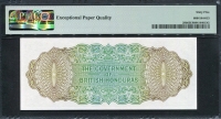 영국령 온두라스 British Honduras 1961-1969 1 Dollars P28b PMG 65 EPQ 완전미사용