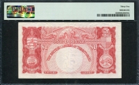 영국령 카리브해 지역 British Caribbean Territories 1950-1951 1 Dollar P1 PMG 35 미품+