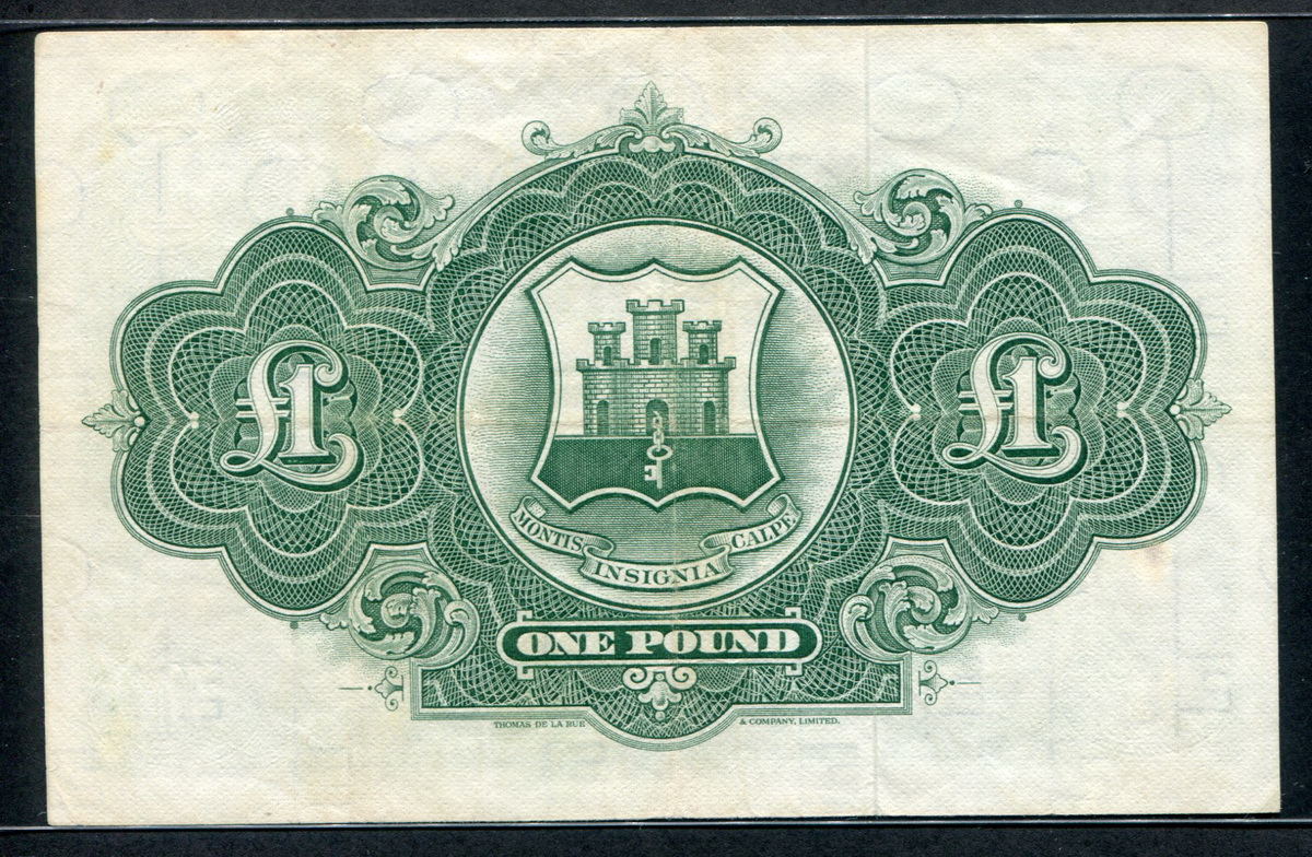 지브롤터 Gibraltar 1965 1 Pound, P18a 미품