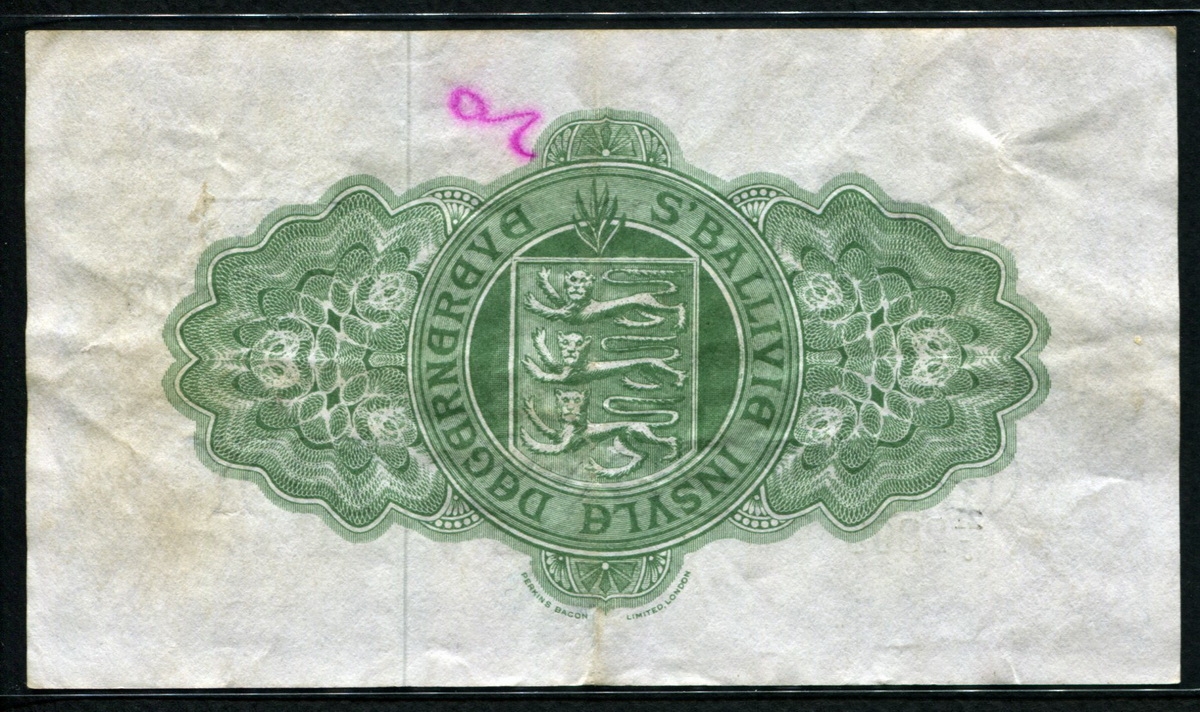 건지 Guernsey 1957-1962 ( 1958 ) 1 Pound P43b 미품