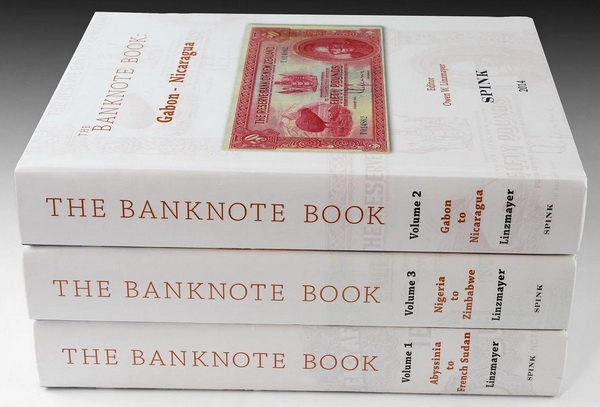Spink사 2014년 한정판 컬러지폐카탈로그책 (Spink 2014 Banknote Book) 미개봉 새책 (3권으로 구성/총 2355페이지)