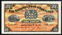 스코틀랜드 Scotland 1934-1959 ( 1954 ) 1 Pound P258c 준미사용
