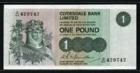 스코틀랜드 Scotland 1974-1981 ( 1976 ) 1 Pound P204c 미사용