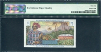 생피에르 미클롱 Saint Pierre & Miquelon 1950-1960 5 Francs P22 PMG 66 EPQ 완전미사용