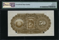 파라과이 Paraguay 1920-1923 50 Pesos P151s Specimen PMG 65 완전미사용