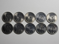 한국은행 1983년 100원 미사용 10개
