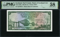 스코틀랜드 Scotland 1961-1966(1962) 1 Pound P269 PMG 58 준미사용