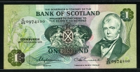 스코틀랜드 Scotland 1975 1 Pound P111c 미사용