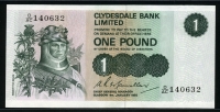 스코틀랜드 Scotland 1974-1981(1975) 1 Pound, P204c, 미사용