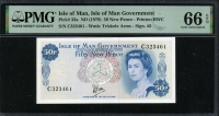 맨섬 Isle of Man 1979 50 New Pence P33a PMG 66 EPQ 완전미사용