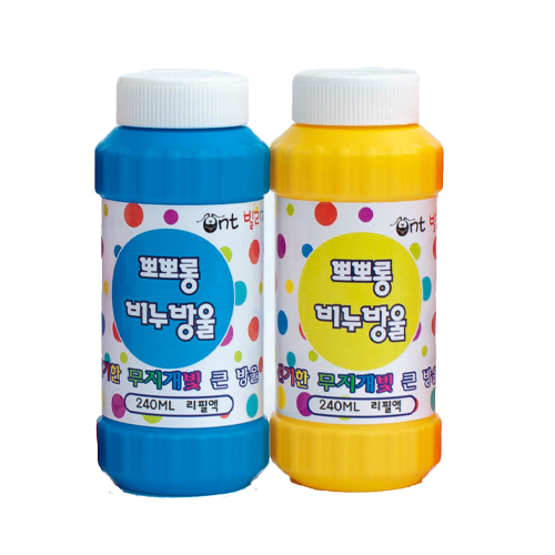 [06675]1500뽀뽀롱비누방울리필액[240ml][천A-1]