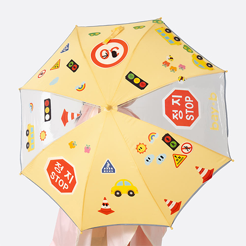 [10512]우산스티커 교통안전[F-5]