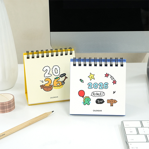 [10581]4000 2026 아무말 미니탁상캘린더[C-4]